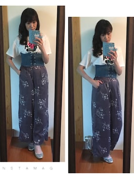 kayocchiさん（レディース・163cm）の夏コーディネート