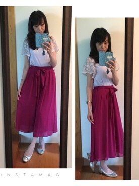 kayocchiさん（レディース・163cm）の夏コーディネート