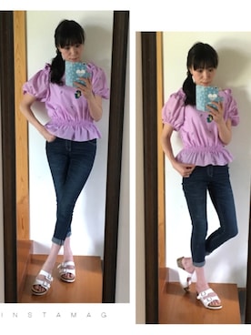 kayocchiさん（レディース・163cm）の夏コーディネート