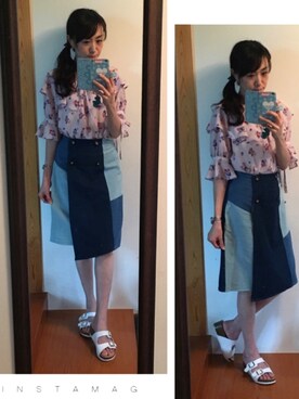 kayocchiさん（レディース・163cm）の夏コーディネート