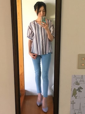 「うしろリボン」｜kayocchiさん（レディース・163cm）の夏コーディネート