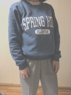 あやの🍷さん（レディース・159cm）の春コーディネート