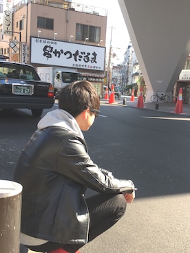 「WEGO（ウィゴー）のアイテム（マウンテンパーカー）」を使った、智也．さん（メンズ・172cm）の夏コーディネート
