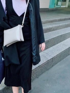 「スヌード」｜「アイテム（オールインワン・サロペット）」を使った、sさん（レディース・154cm）の冬コーディネート