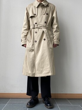 「URBAN RESEARCH（アーバンリサーチ）のアイテム（トレンチコート）」を使った、Shota♻RASIC♻さん（メンズ・173cm）の春コーディネート