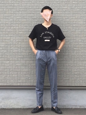 「unrelaxing（アンリラクシング）のアイテム（アクセサリー）」を使った、かいいい   さん（メンズ・182cm）の夏コーディネート