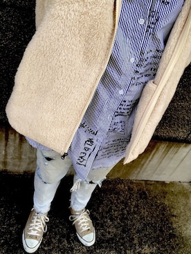 「KSUBI（スビ）のアイテム（トップス）」を使った、Pontanixさん（メンズ・178cm）の冬コーディネート