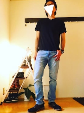 「or Glory（オアグローリー）のアイテム（シューズ）」を使った、chomaさん（メンズ・171cm）の春コーディネート