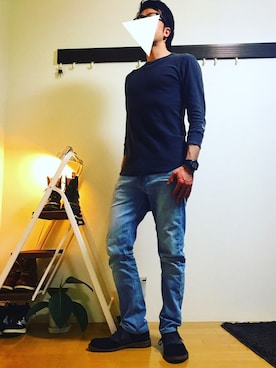 「or Glory（オアグローリー）のアイテム（シューズ）」を使った、chomaさん（メンズ・171cm）の春コーディネート