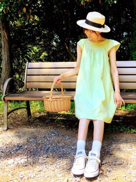 「&sloe（アンドスロウ）のアイテム」を使った、maricocoさん（レディース・160cm）の春コーディネート