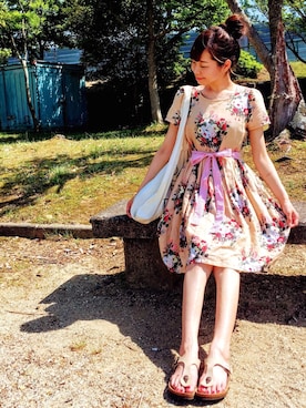 「&sloe（アンドスロウ）のアイテム」を使った、maricocoさん（レディース・160cm）の春コーディネート