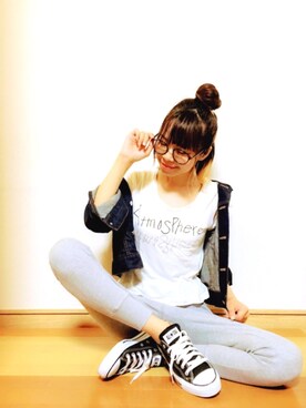 「g.v.g.v.」｜「アイテム（その他）」を使った、maricocoさん（レディース・160cm）の秋コーディネート