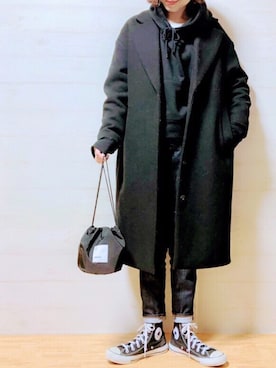「スリムテーパード」｜maricocoさん（レディース・160cm）の冬コーディネート
