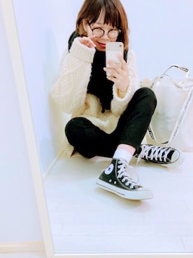 「スリムテーパード」｜maricocoさん（レディース・160cm）の冬コーディネート