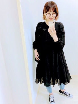 「スリムテーパード」｜maricocoさん（レディース・160cm）の冬コーディネート