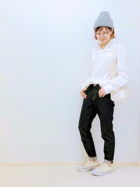 「スリムテーパード」｜maricocoさん（レディース・160cm）の春コーディネート