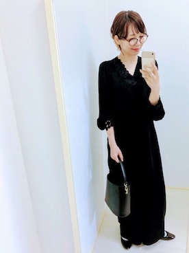 「titivate（ティティベイト）のアイテム（ハンドバッグ）」を使った、maricocoさん（レディース・160cm）の春コーディネート
