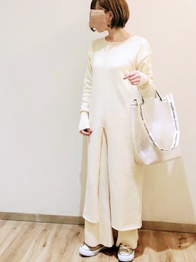 「LOWRYS FARM（ローリーズファーム）のアイテム（イヤリング（片耳用））」を使った、maricocoさん（レディース・160cm）の春コーディネート