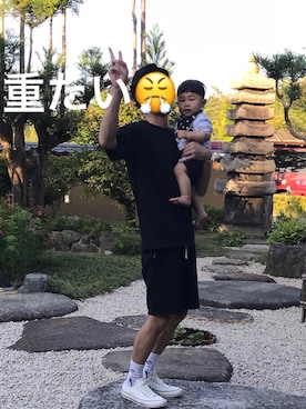 「REIGNING CHAMP（レイニングチャンプ）のアイテム（パンツ）」を使った、TARさん（メンズ・178cm）の夏コーディネート