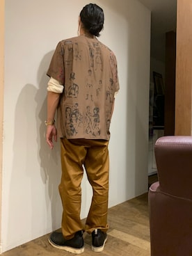「Chrome Hearts」｜「アイテム（ブーツ）」を使った、TARさん（メンズ・178cm）の秋コーディネート