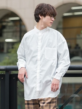 「UP START（アップスタート）のアイテム」を使った、upstart077さん（メンズ・180cm）の春コーディネート