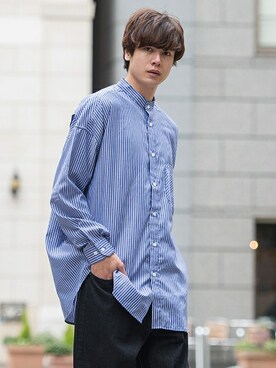 「UP START（アップスタート）のアイテム」を使った、upstart077さん（メンズ・180cm）の春コーディネート