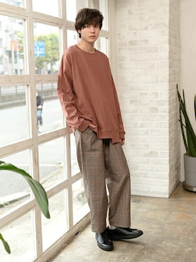 「UP START（アップスタート）のアイテム」を使った、upstart077さん（メンズ・180cm）の冬コーディネート