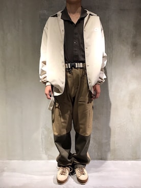 「ESSAY（エッセイ）のアイテム（トップス）」を使った、Hideya -吾亦紅-さん（メンズ・173cm）の秋コーディネート