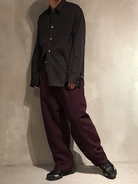 「Sans limite（サンリミット）のアイテム」を使った、Hideya -吾亦紅-さん（メンズ・173cm）の冬コーディネート