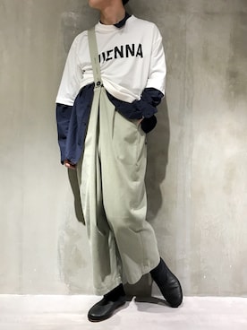 「ESSAY（エッセイ）のアイテム（トップス）」を使った、Hideya -吾亦紅-さん（メンズ・173cm）の春コーディネート