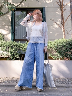 「chico_（チコ）のアイテム」を使った、wenさん（レディース・155cm）の春コーディネート