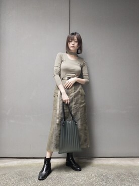 「lilLilly（リルリリー）のアイテム（アクセサリー）」を使った、wenさん（レディース・155cm）の秋コーディネート