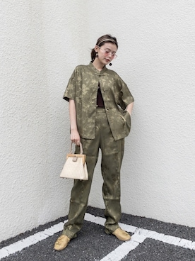 「Casselini（キャセリーニ）のアイテム（その他シューズ）」を使った、wenさん（レディース・155cm）の春コーディネート