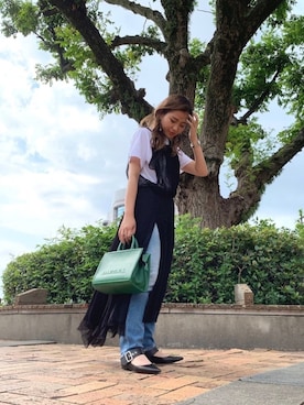 「アイテム（ワンピース/ドレス）」を使った、anjuさん（レディース・162cm・10代）の夏コーディネート