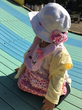 「babygap」｜「アイテム（その他）」を使った、じゃすみんさん（キッズ・70cm）の秋コーディネート