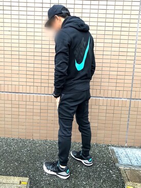 「NIKE（ナイキ）のWEGO/NIKE フューチュラベースボールキャップ（キャップ）」を使った、yuichi1018さん（メンズ・169cm）の秋コーディネート