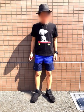 「ROTAR（ローター）のアイテム（帽子）」を使った、yuichi1018さん（メンズ・169cm）の夏コーディネート