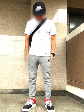 「NIKE（ナイキ）のWEGO/NIKE フューチュラベースボールキャップ（キャップ）」を使った、yuichi1018さん（メンズ・169cm）の夏コーディネート
