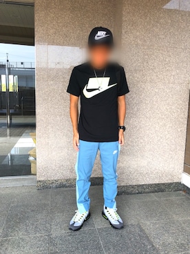「NIKE（ナイキ）のWEGO/NIKE フューチュラベースボールキャップ（キャップ）」を使った、yuichi1018さん（メンズ・169cm）の夏コーディネート