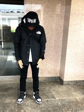「Jordan」｜「アイテム（マウンテンパーカー）」を使った、yuichi1018さん（メンズ・169cm）の冬コーディネート