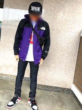 「Jordan」｜「アイテム（マウンテンパーカー）」を使った、yuichi1018さん（メンズ・169cm）の春コーディネート