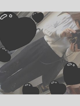 「WEGO（ウィゴー）のアイテム（スウェット）」を使った、♡̷̷⋆｡Mellさん（レディース・158cm）の春コーディネート