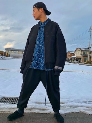 SHAREEF（シャリーフ）の「BIAS LINE RIB BLOUSON（ブルゾン）」 - WEAR