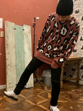 「Yohji Yamamoto（ヨウジヤマモト）のアイテム（ニットキャップ/ビーニー）」を使った、OZL10さん（メンズ・175cm）の春コーディネート