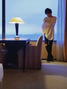 「MARC JACOBS（マークジェイコブス）のアイテム（腕時計）」を使った、Taka§hi-y(타카시)さん（メンズ・170cm）の秋コーディネート