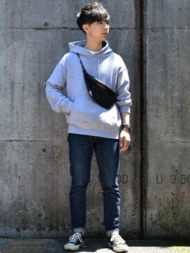 「G-SHOCK」｜「アイテム（その他）」を使った、saharaさん（メンズ・171cm）の春コーディネート