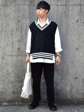 「Urcarol（ウルカロール）のアイテム」を使った、saharaさん（メンズ・171cm）の秋コーディネート