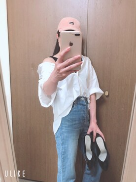 「Aura（アウラ）のアイテム」を使った、gokuumamaさん（レディース・152cm）の夏コーディネート