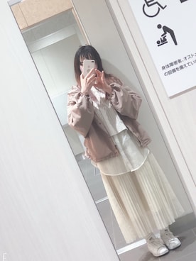 「apres jour（アプレジュール）のアイテム（マウンテンパーカー）」を使った、gokuumamaさん（レディース・152cm）の春コーディネート
