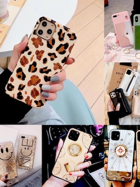 「iPhoneケース」｜「アイテム（その他）」を使った、yumiko1224さん（レディース・165cm）の冬コーディネート